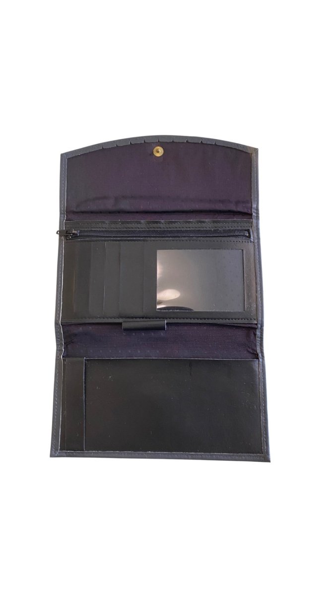 Princess Gardner | Black Wallet w/ Coin Case (Vintage) - Made X Hudson