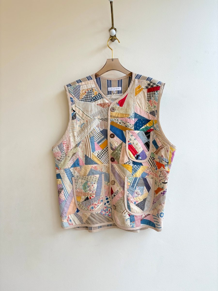 Crazy Quilt Utility Vest - Made X Hudson
