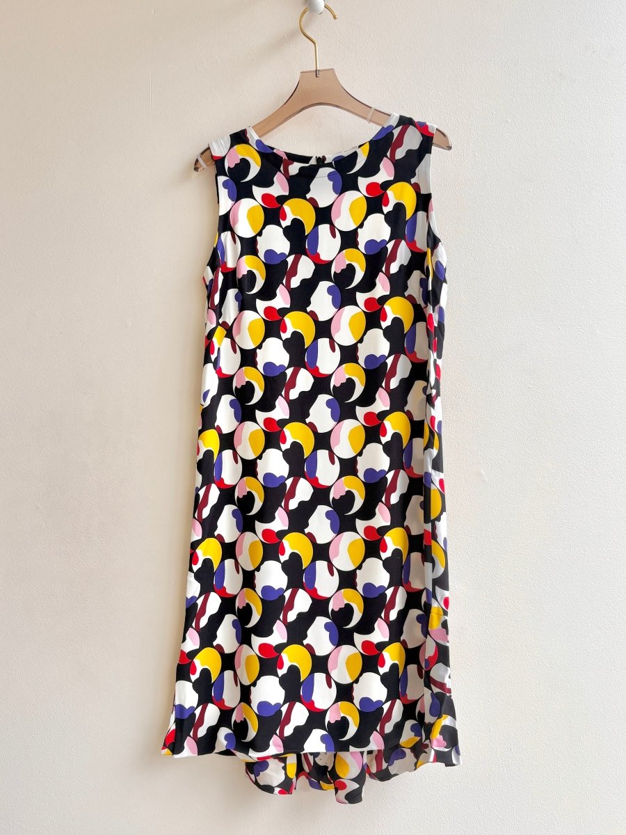 AKRIS | Mid - Century Printed Sleeveless Dress (Vintage) - Made X Hudson
