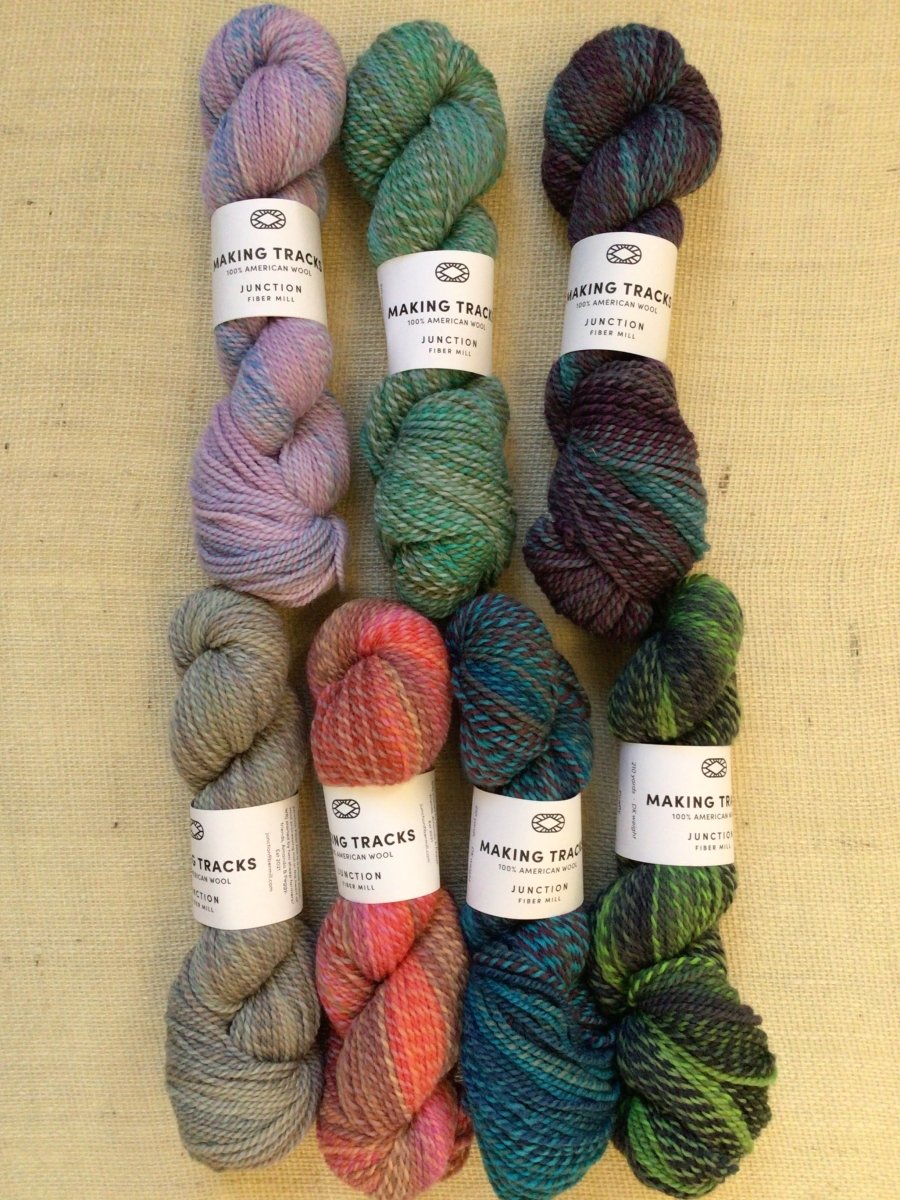 Making Tracks Yarn| 100% Wool | DK Worsted (Multiple Colors) - Made X Hudson