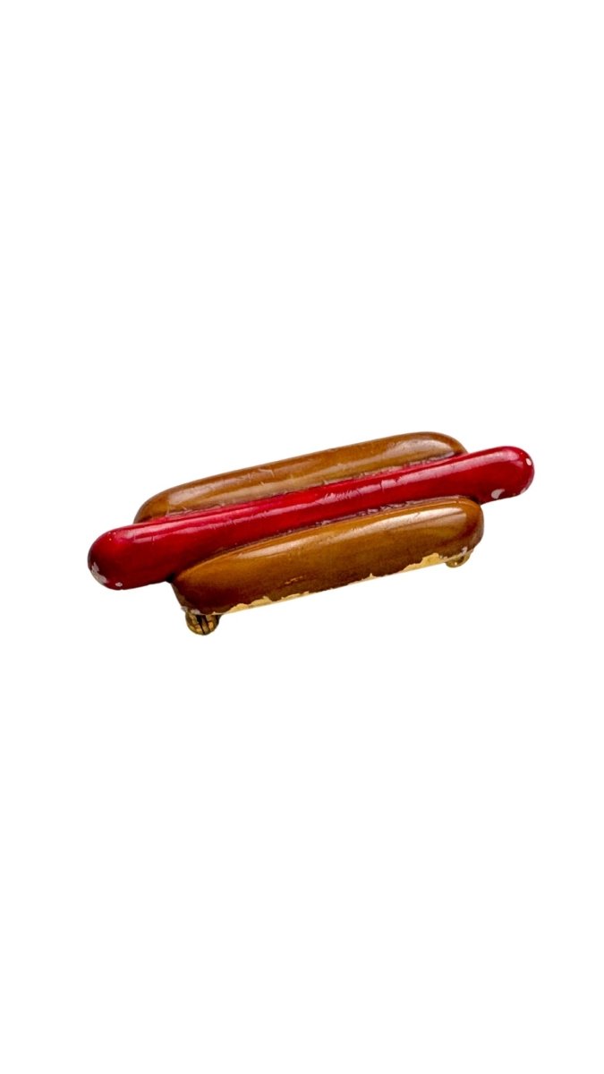 Hot Dog Pin Brooch (Vintage) - Made X Hudson