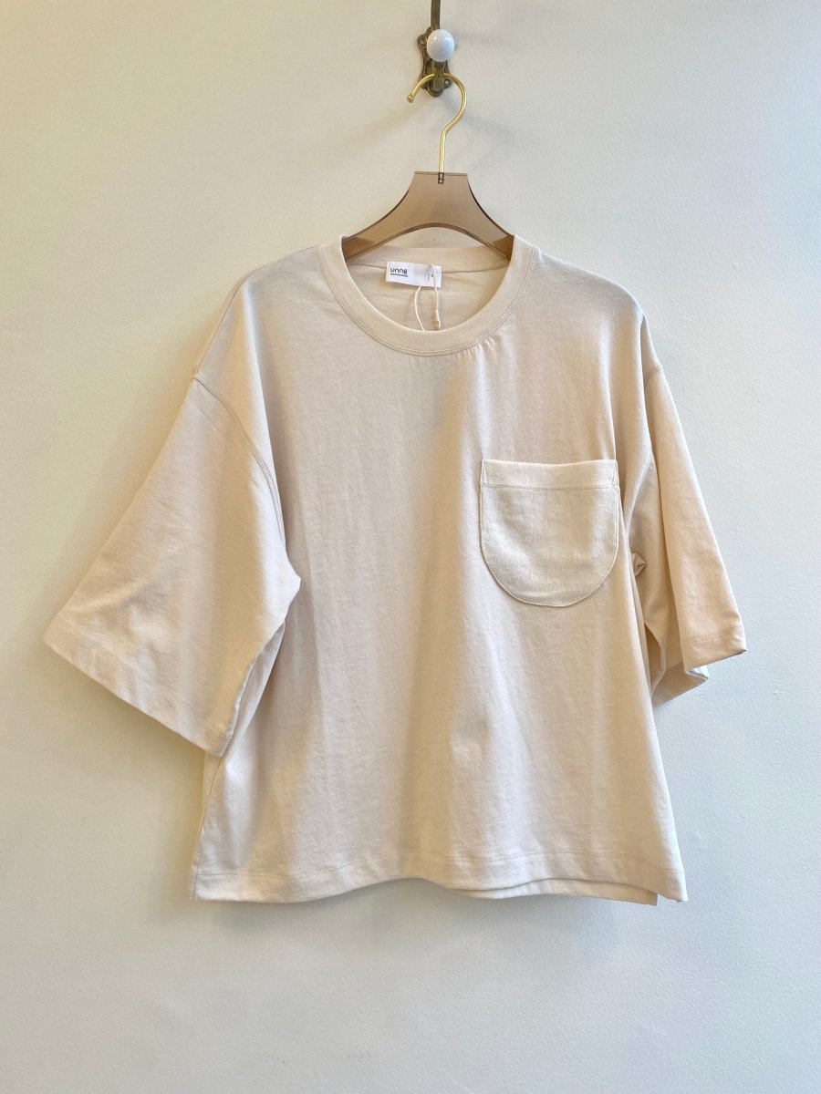 T-Shirt w/ Knit Pocket (Birch) - Made X Hudson