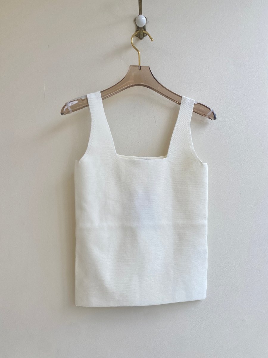 Ivory Hinda Eco Viscose Tank Top - Made X Hudson