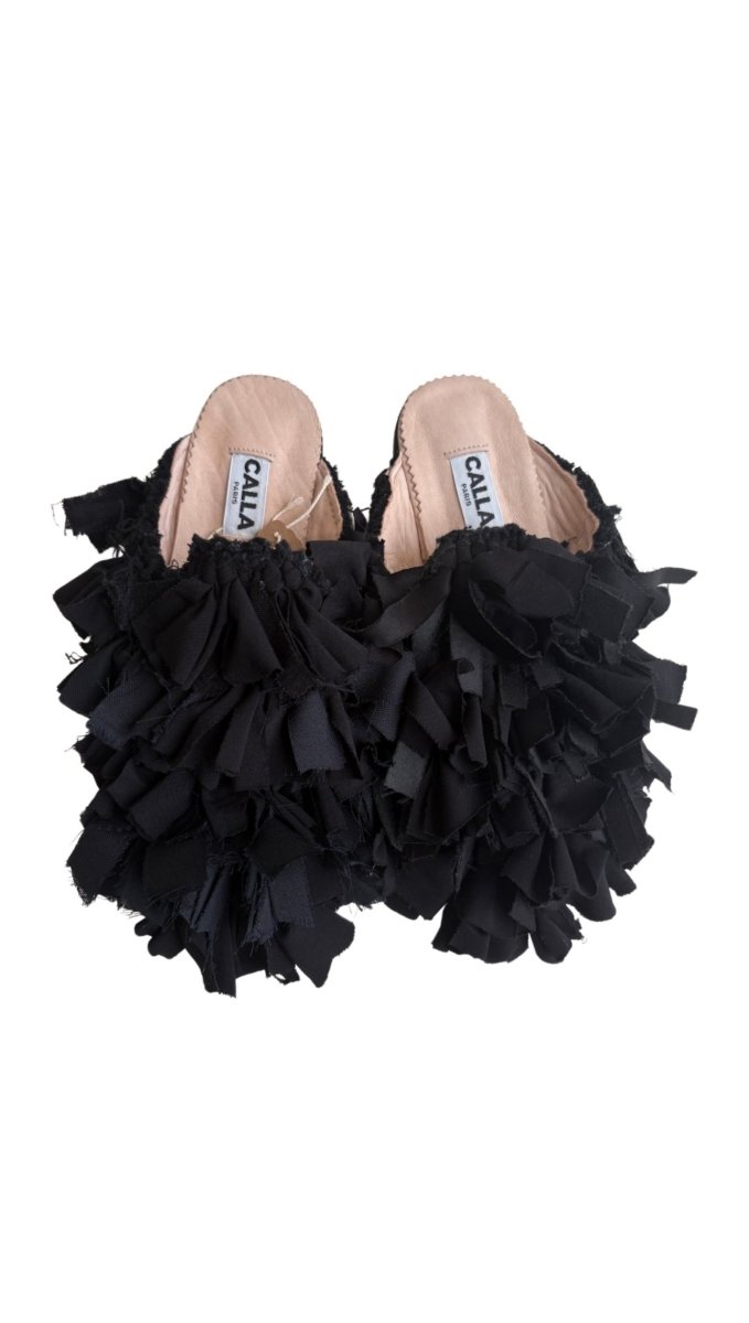 Niki Babouche “Mono” Flats In Colors Black (Size 39) - Made X Hudson