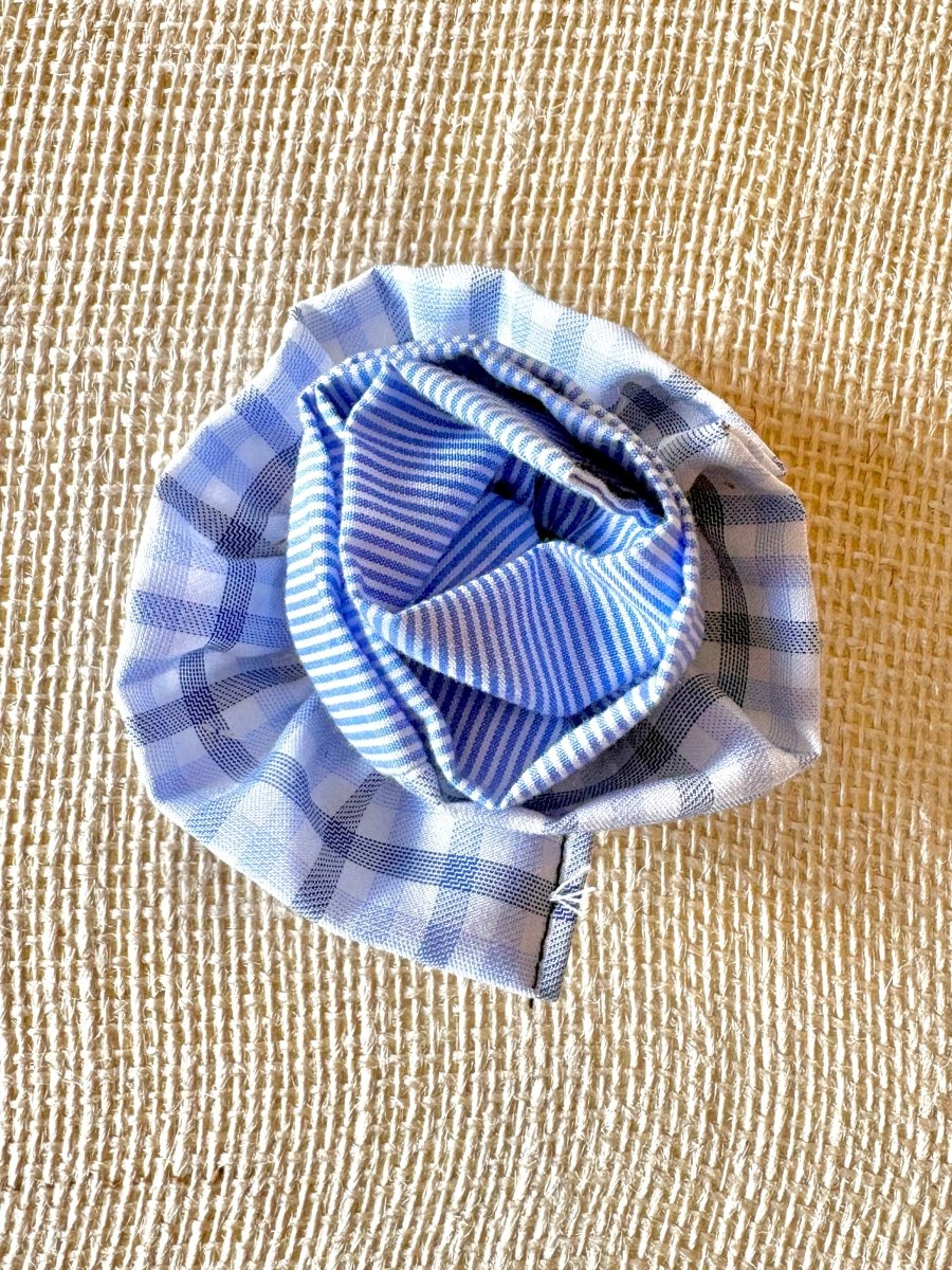 Upcycled Shirt Flower Pins (Multiple Styles) - Made X Hudson