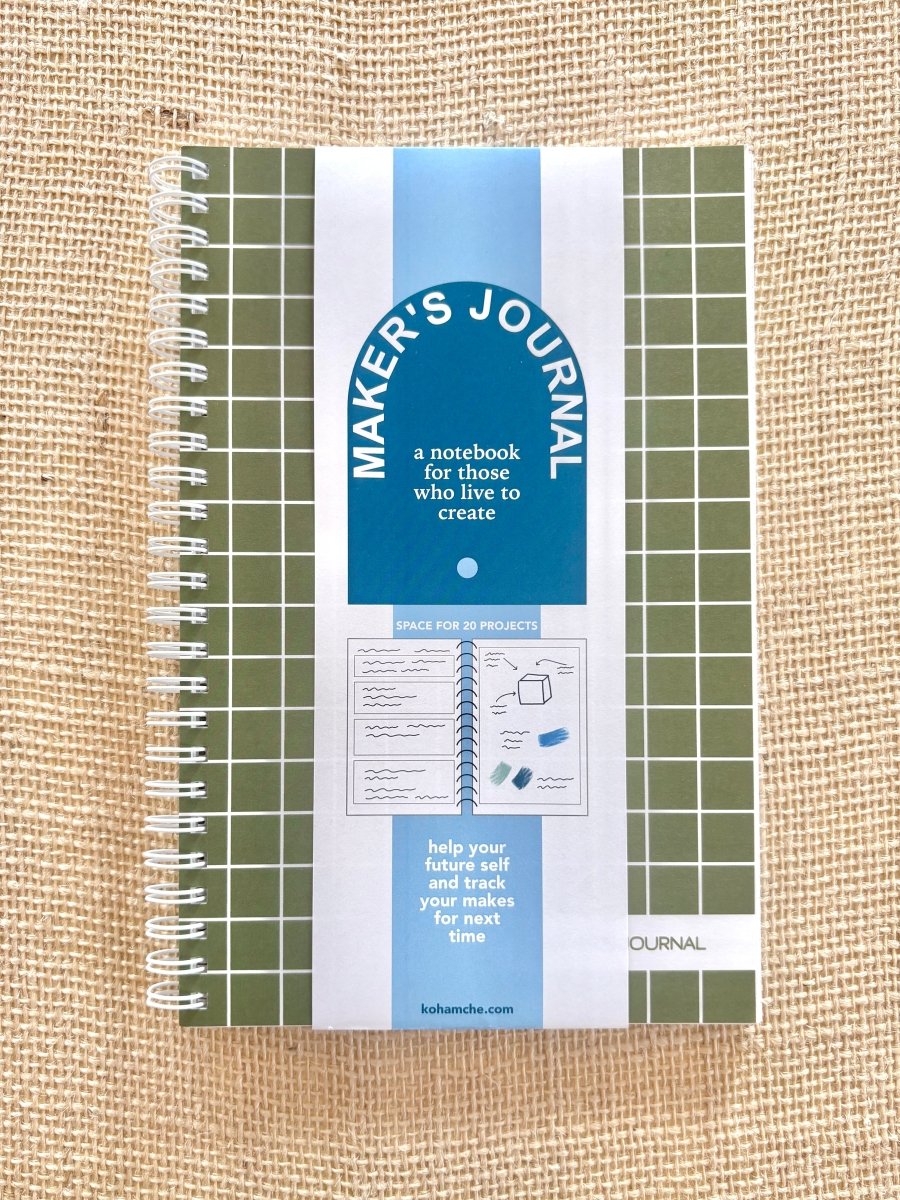 Craft Journal | Makers, Knit & Crochet, & Sewing (Multiple Colors) - Made X Hudson