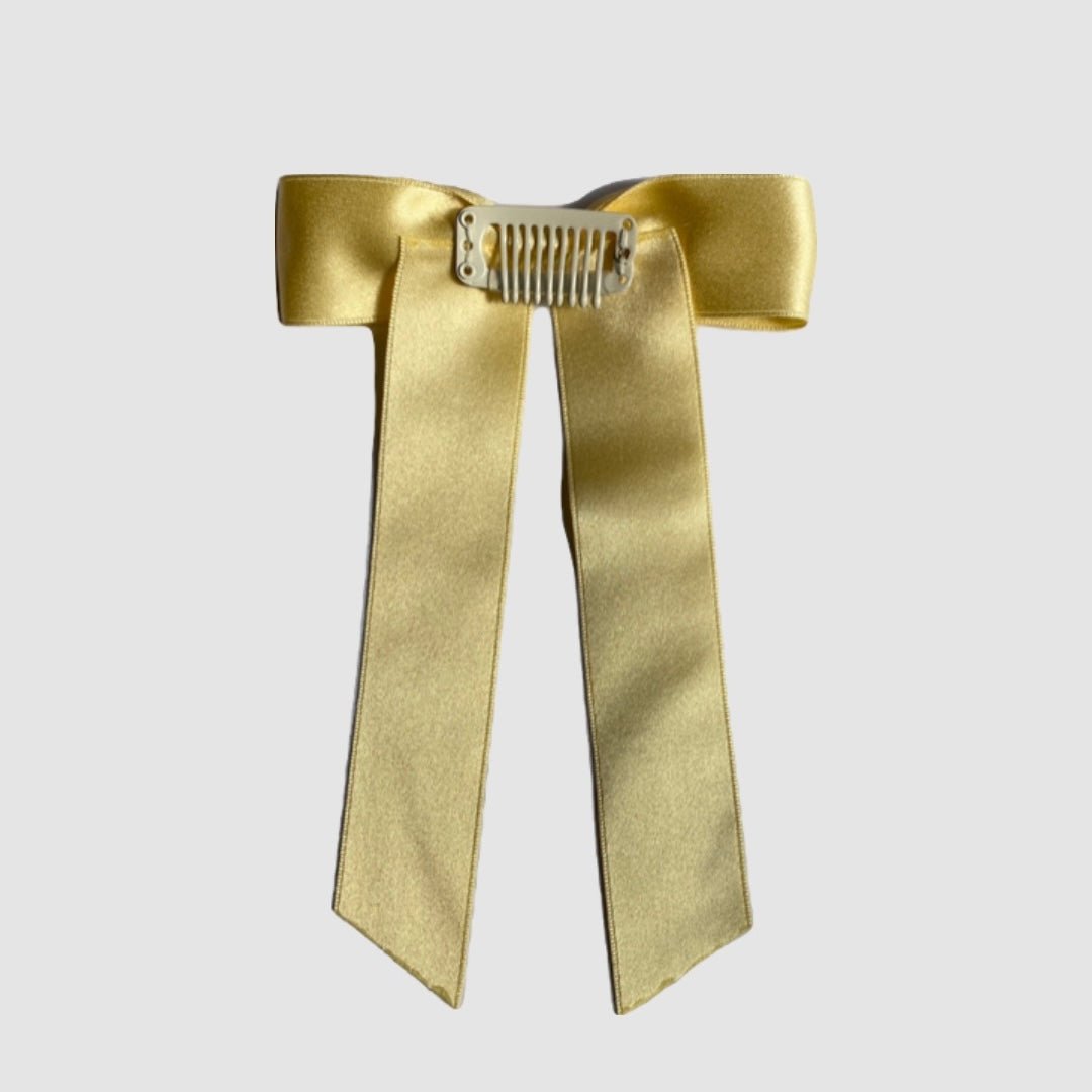 Somewhere Single Bow Hair Clips (More Colors) - Made X Hudson