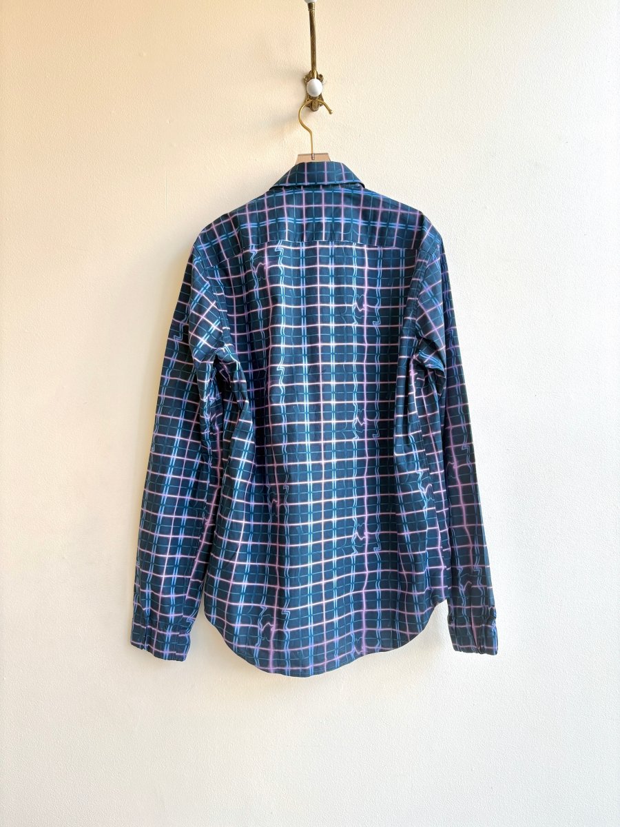 Kenzo | Blue & Purple Plaid Shirt (Vintage) - Made X Hudson