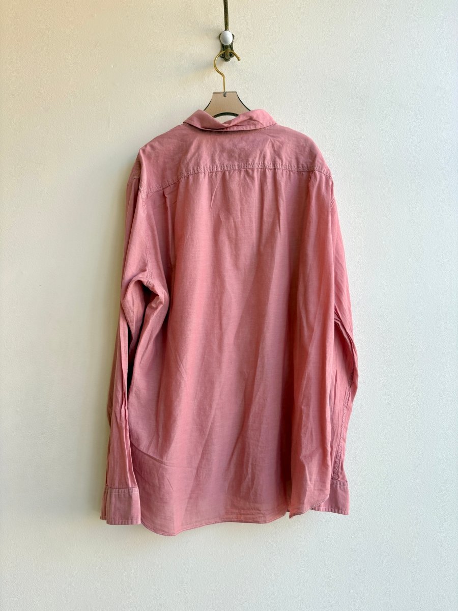 "Beau” Coral Carrot Print Shirt (Reworked) - Made X Hudson