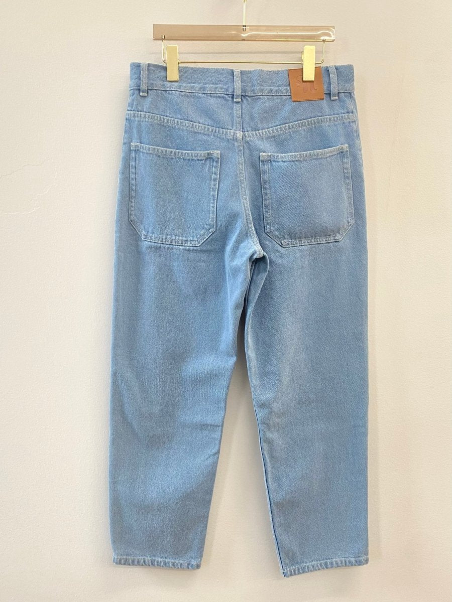 Nanushka | Pale Blue Denim Patch - Pocket Jeans (Vintage) - Made X Hudson