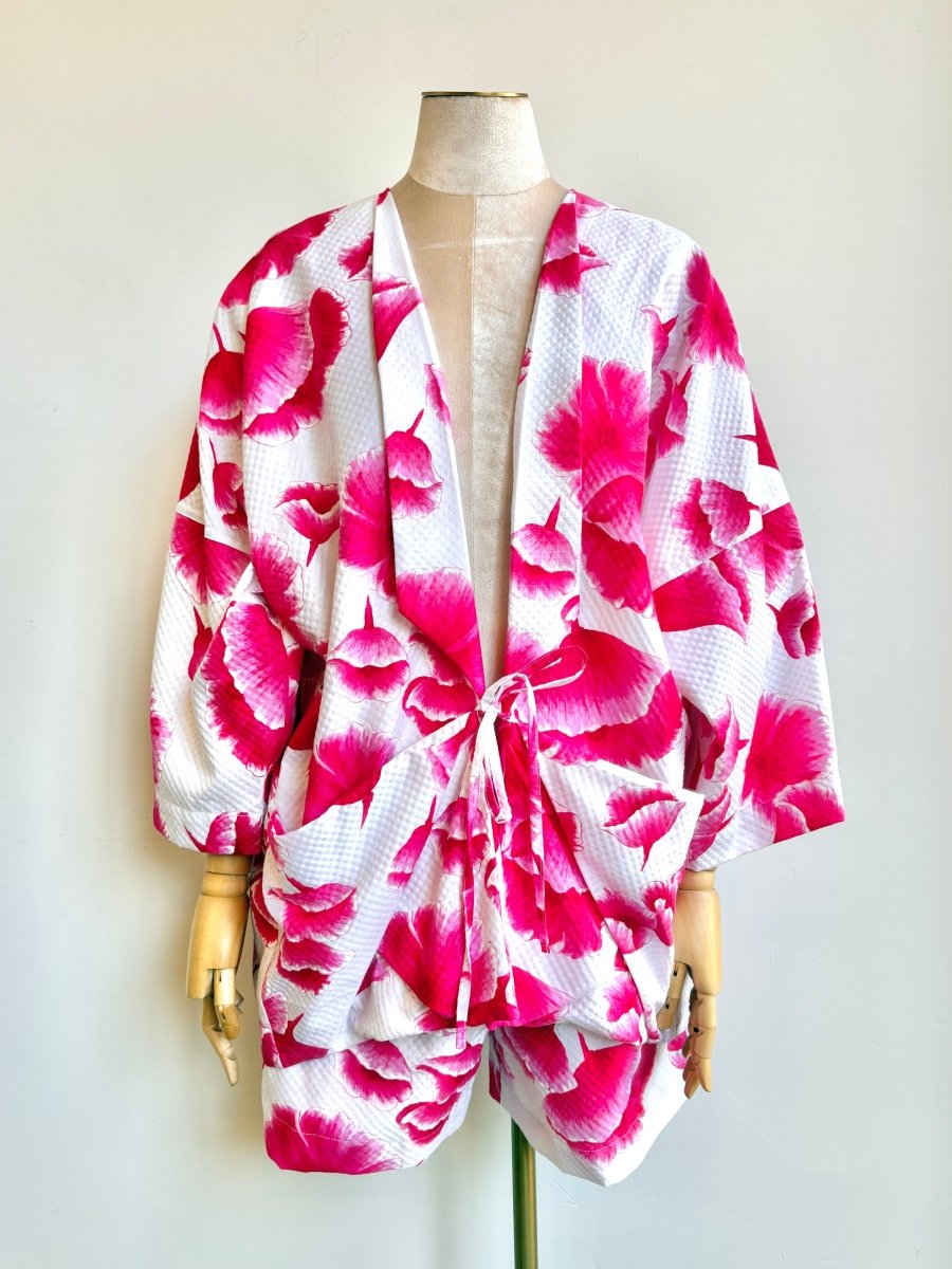 Electric Magenta Floral Town Shorts - Made X Hudson