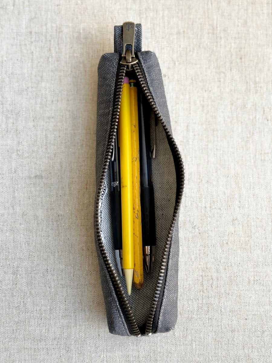 7" Zippered Pencil Pouch (Multiple Colors) - Made X Hudson