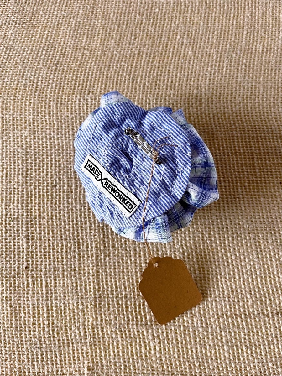 Upcycled Shirt Flower Pins (Multiple Styles) - Made X Hudson