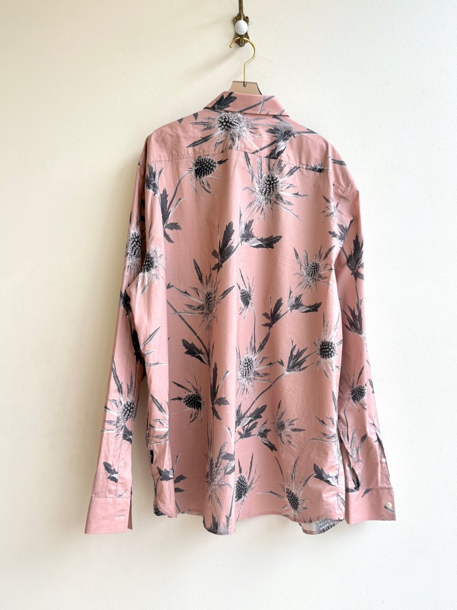 Ted Baker | Salmon w/ Thistle Print Button Downshirt (Vintage) - Made X Hudson