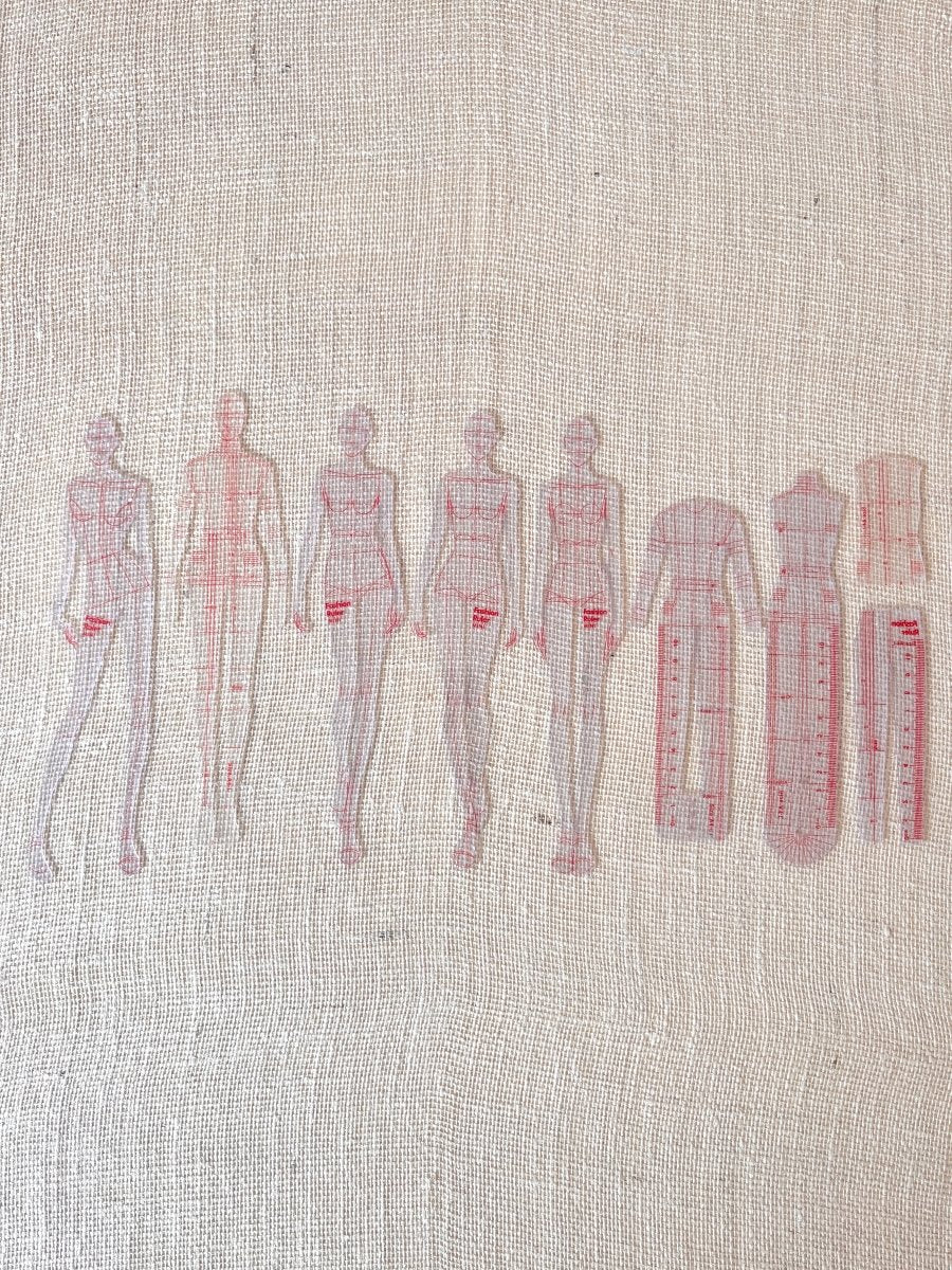 Fashion Croquis | Humanoid Patterns (Set of 9) - Made X Hudson