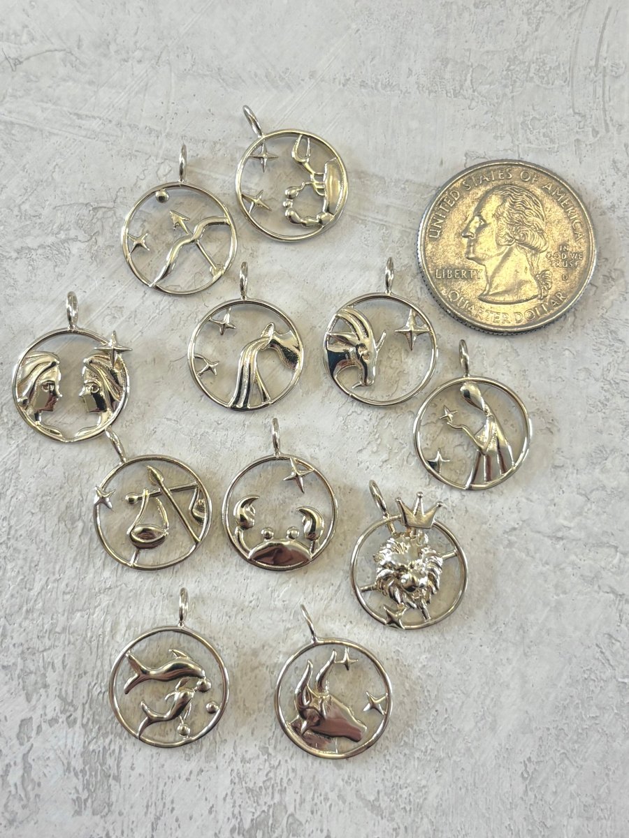 Vintage Inspired Zodiac Charms - Made X Hudson
