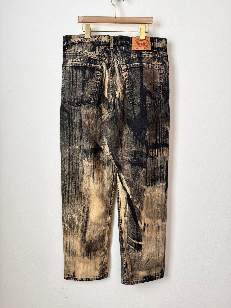 Motion Blur Black Levi's | Hand Painted (Reworked) - Made X Hudson