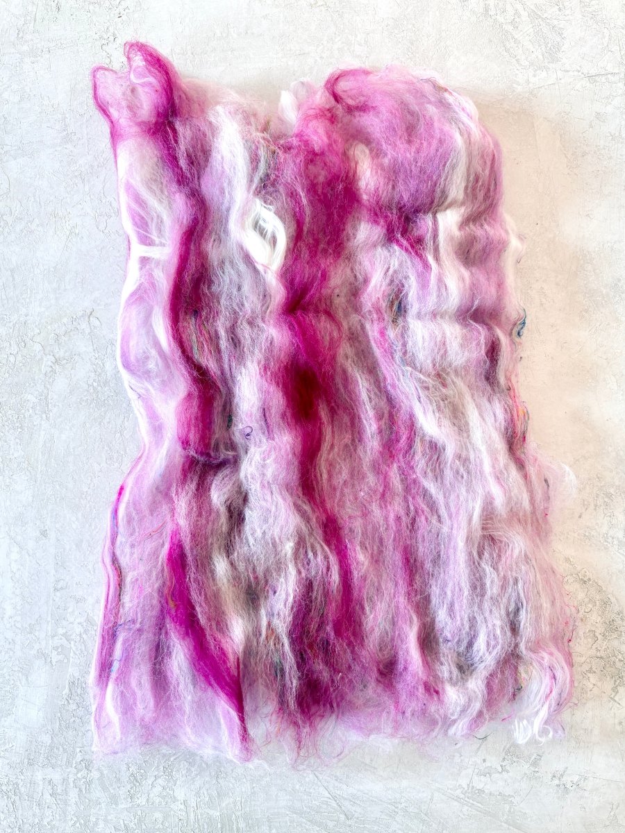 Cece’s Wool | Wool & Silk Blend | Roving (Multiple Colors) - Made X Hudson
