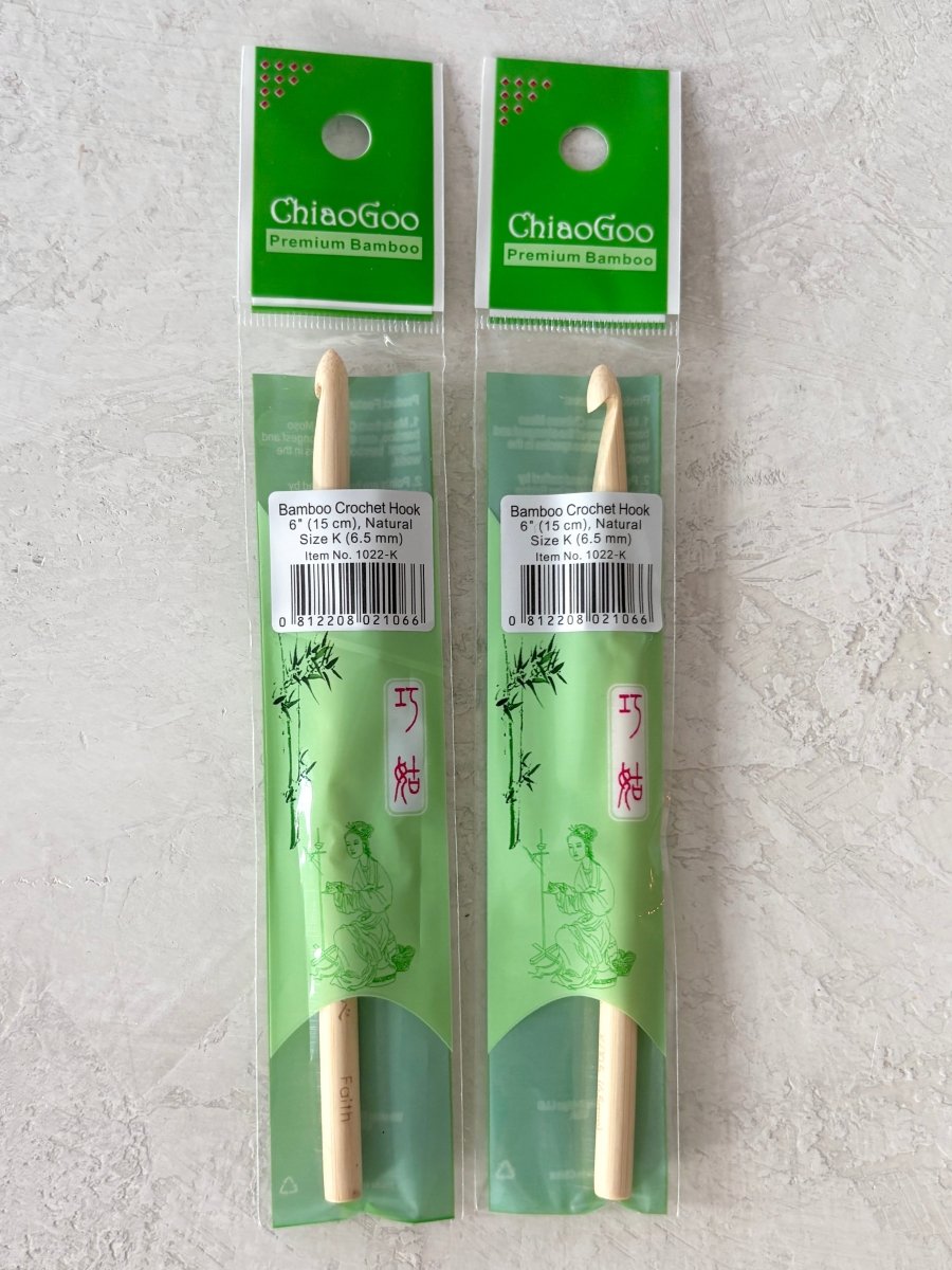 ChiaoGoo | Bamboo Crochet Hook | Single Ended - Made X Hudson