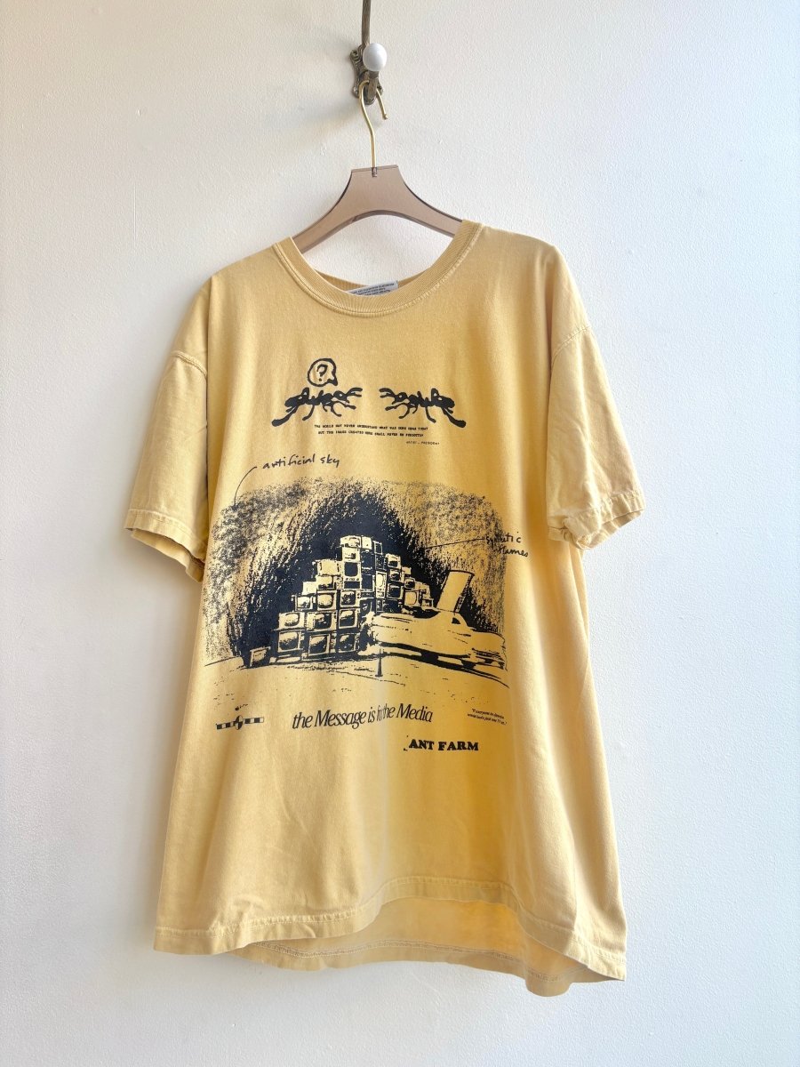Ant Farm Faded Yellow Graphic Tee (Vintage) - Made X Hudson
