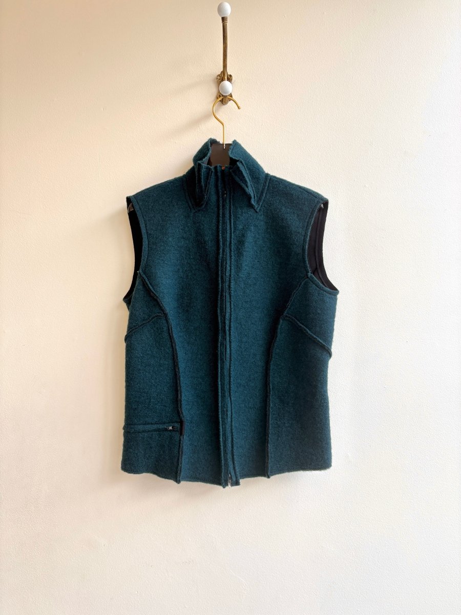 Teal Wool Vest | 2T - Made X Hudson