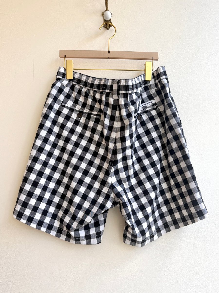 Banks Journal | Black Checkered Bermuda Shorts (Vintage) - Made X Hudson