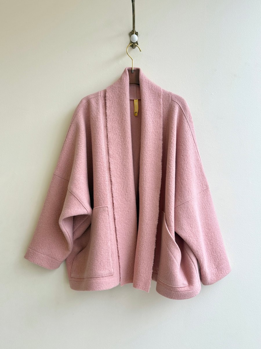Pale Pink Wool Jacket - Made X Hudson