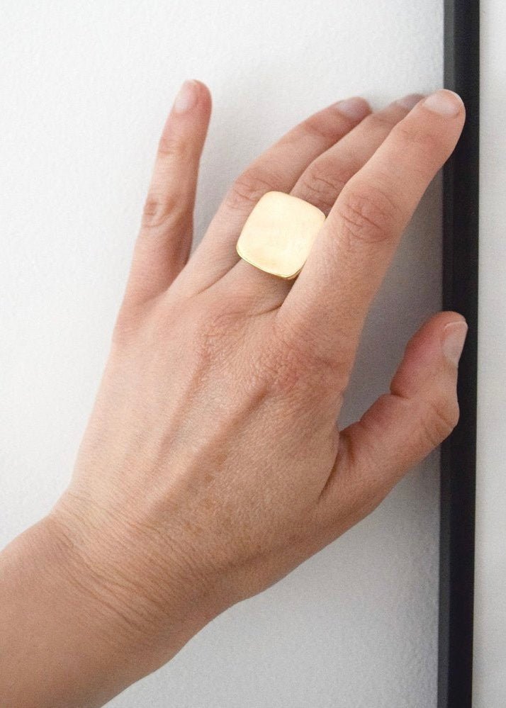 Quadrato Ring (Multiple Sizes) - Made X Hudson