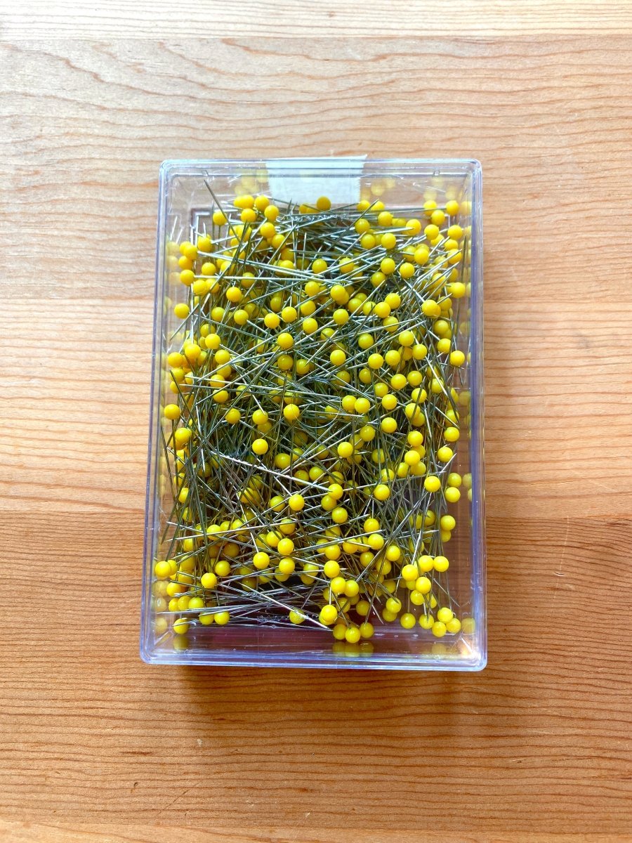 Yellow Sewing Pins - Made X Hudson