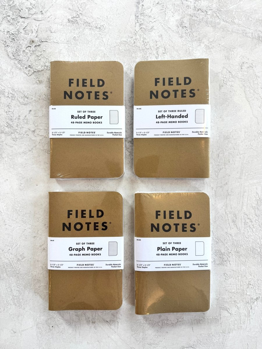 Field Notes Kraft Cover 3 Pack (Multiple Styles) - Made X Hudson