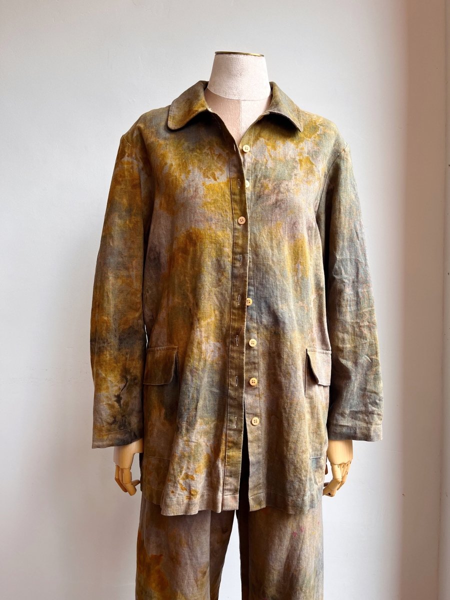 Hand - Dyed Moss Stone Linen - Blend Set (Reworked) - Made X Hudson