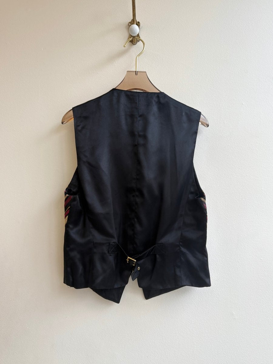 Iceburg | Black Embroidered Vest (Vintage) - Made X Hudson