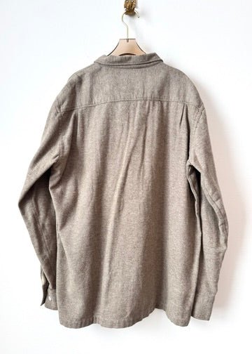 Universal Works | Taupe Flannel Long Sleeve Shirt (Vintage) - Made X Hudson