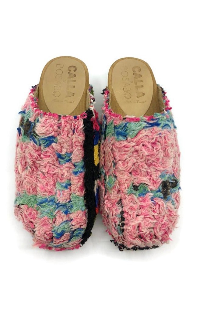 Clisson Clog “Dolay” In Colors Pink, Black, & Mint (Size 41) - Made X Hudson