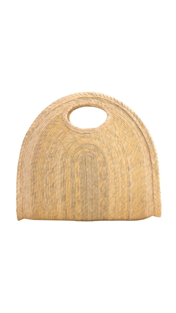 Capri Woven Tote Bag (Natural) - Made X Hudson