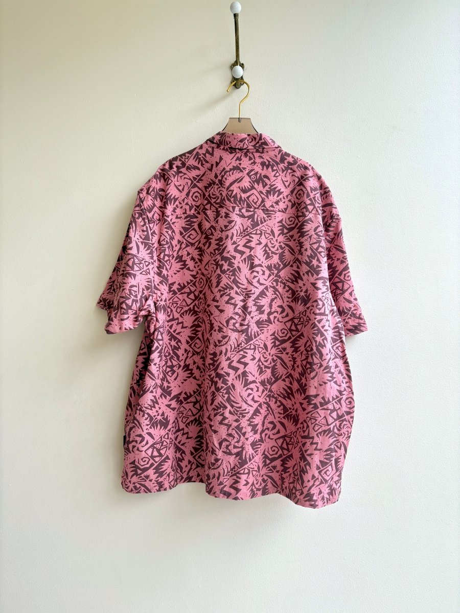 Ted Baker | Pink & Maroon Hawaiian Shirt (Vintage) - Made X Hudson