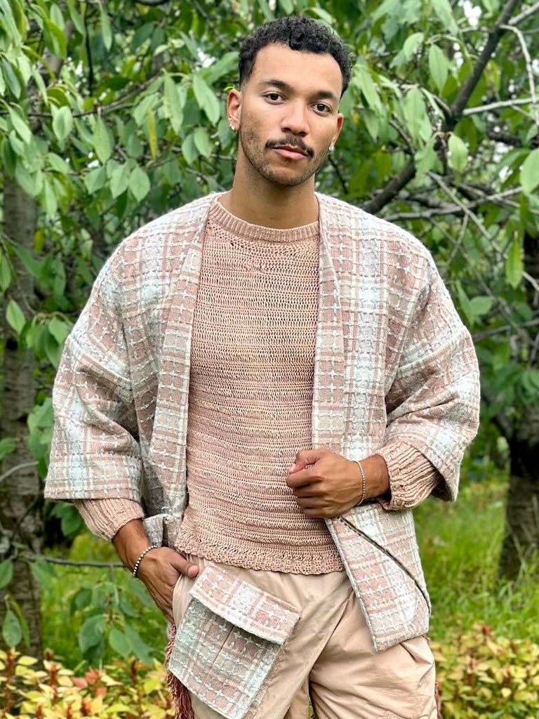 Blush Hand Knitted Cotton Sweater - Made X Hudson