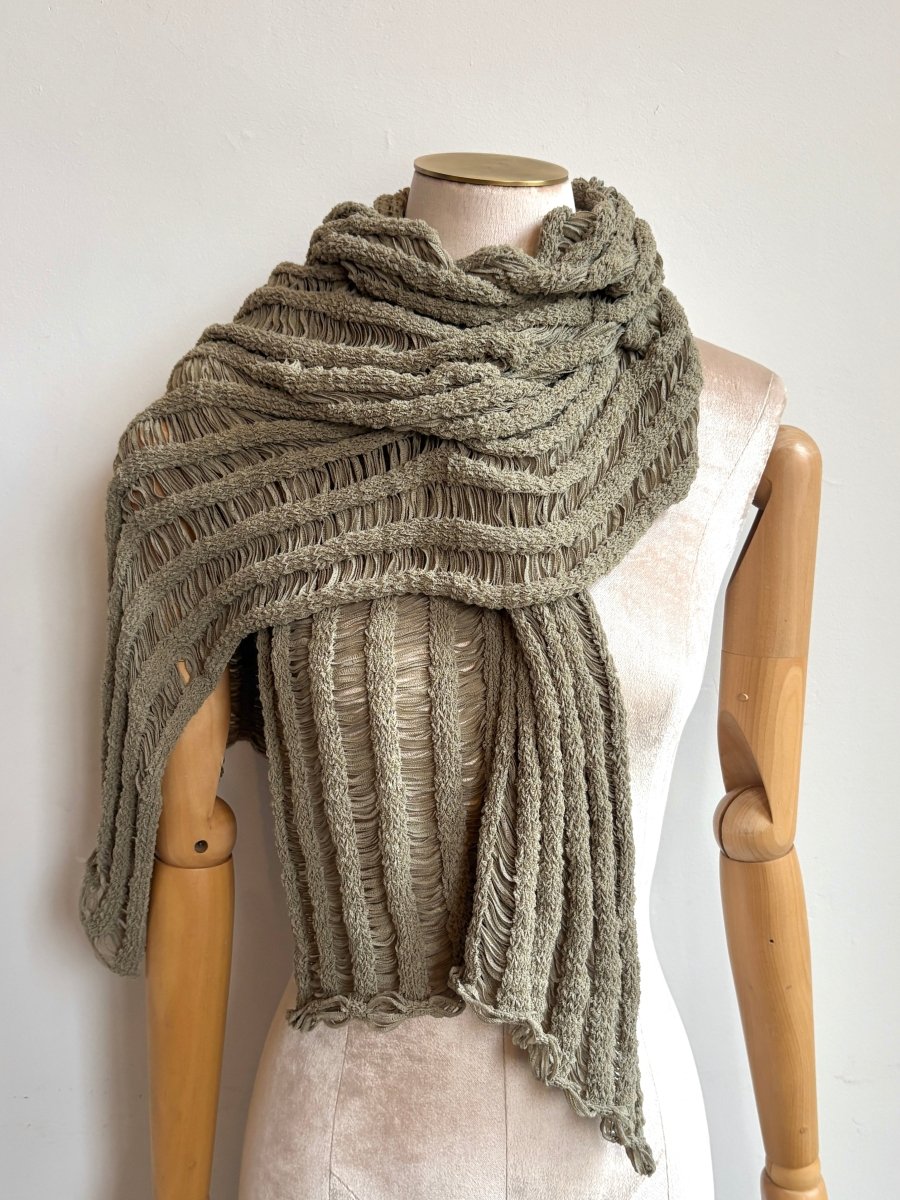 Soft Sage | Tuck Braid Scarf - Made X Hudson