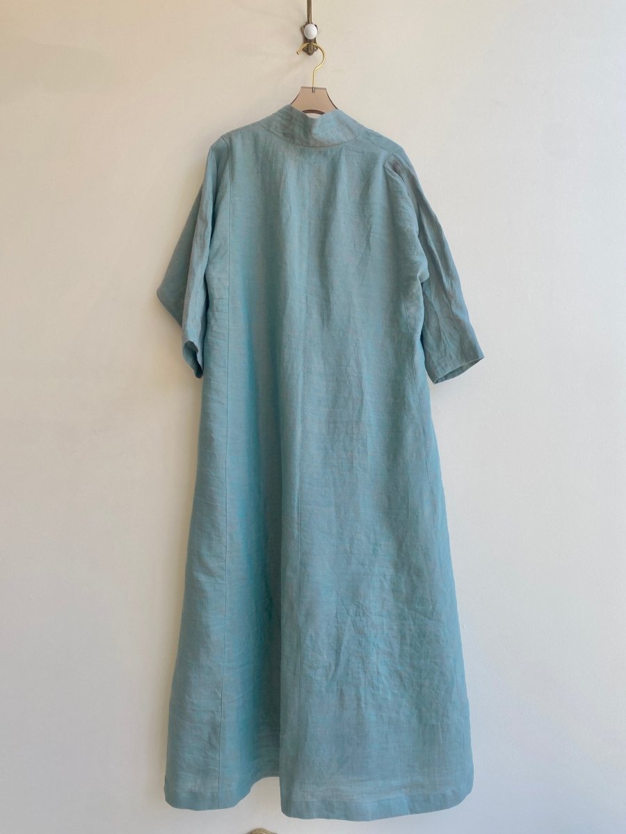 Zero Waste Pale Blue Caftan Dress - Made X Hudson
