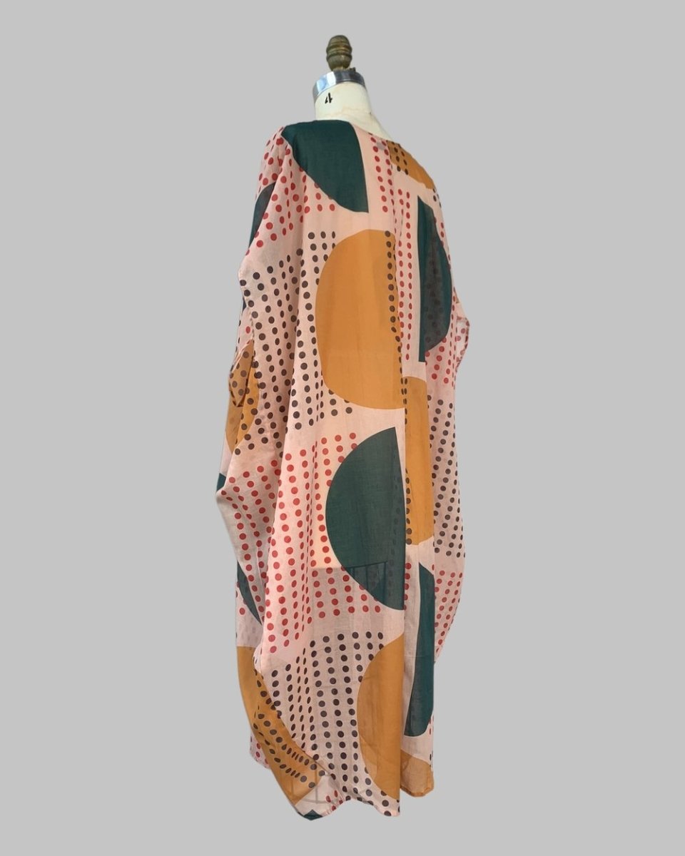 Dotted Sunrise Print Kaftan - Made X Hudson