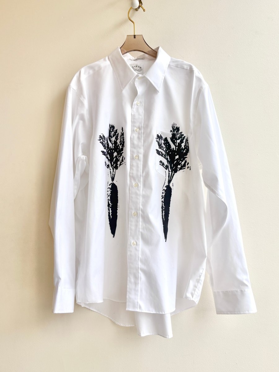 “Roy” Carrot Print Shirt (Reworked) - Made X Hudson