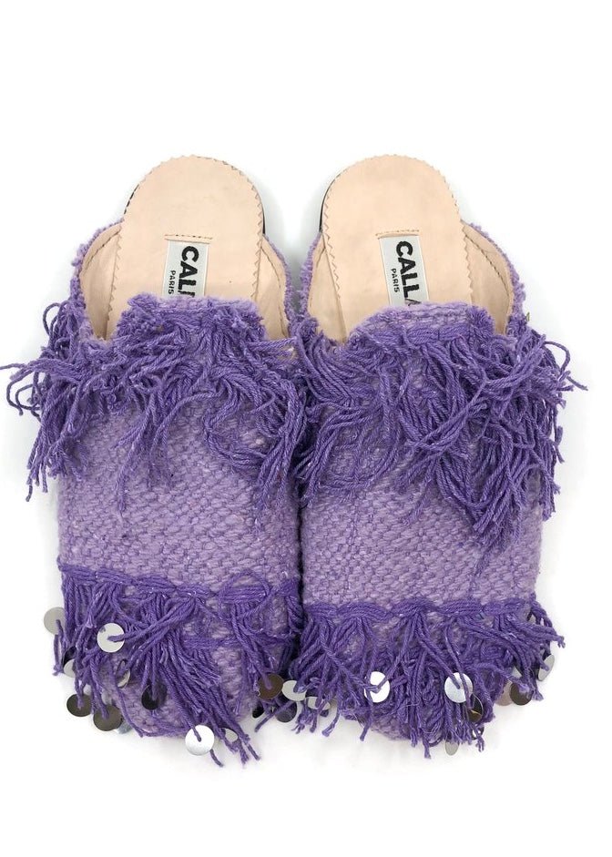 Niki Babouches “Handira” Flats In Colors Lavender (Size 39) - Made X Hudson