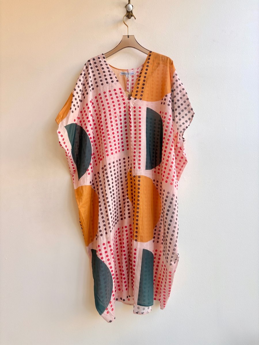 Dotted Sunrise Print Kaftan - Made X Hudson