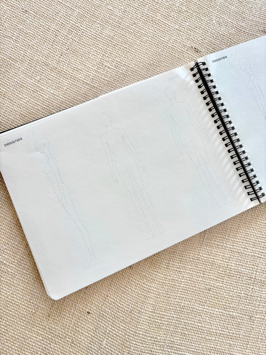 Fashion Design Spiral Notebook - Made X Hudson