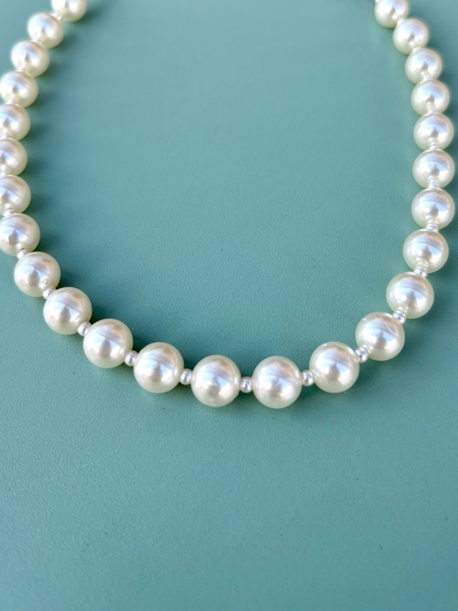 Vintage Re - Strung Faux Pearls (Reworked) - Made X Hudson
