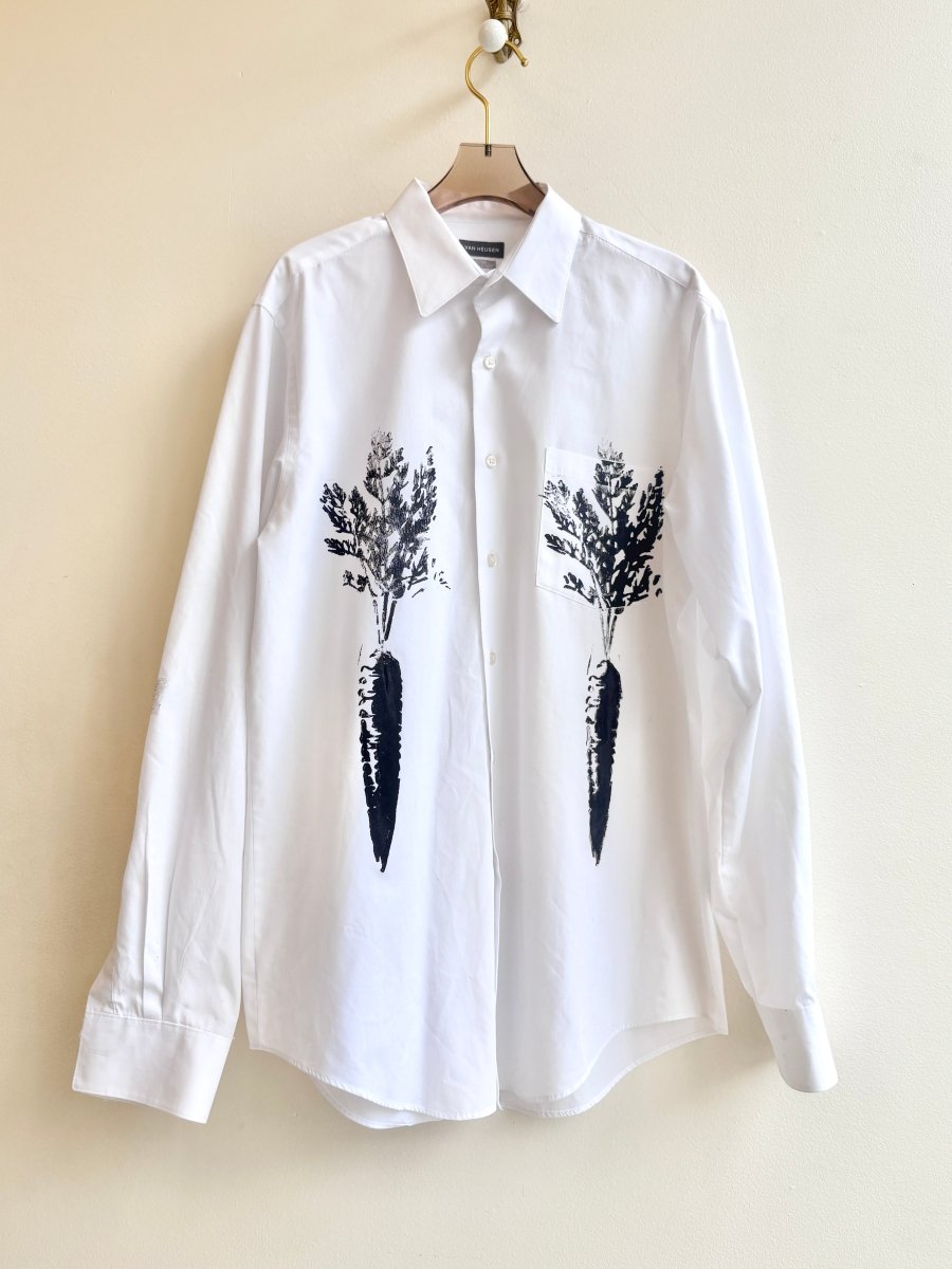 “Jane” Carrot Print Shirt (Reworked) - Made X Hudson
