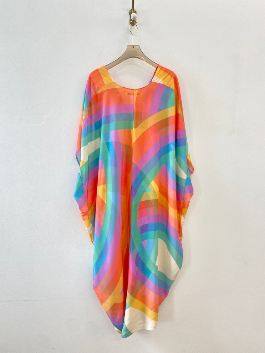 Rainbow Print Kaftan - Made X Hudson