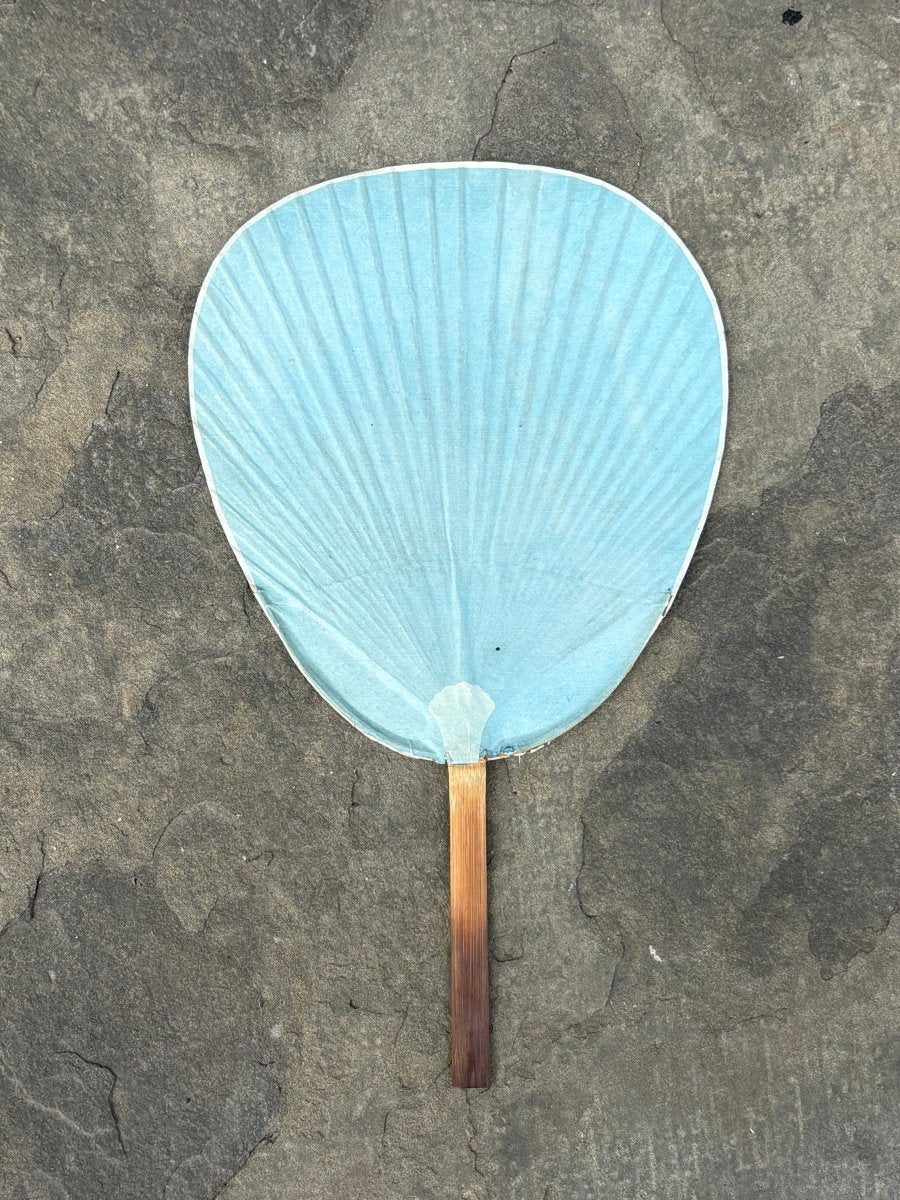 Baby Blue Japanese Fan (Vintage) - Made X Hudson