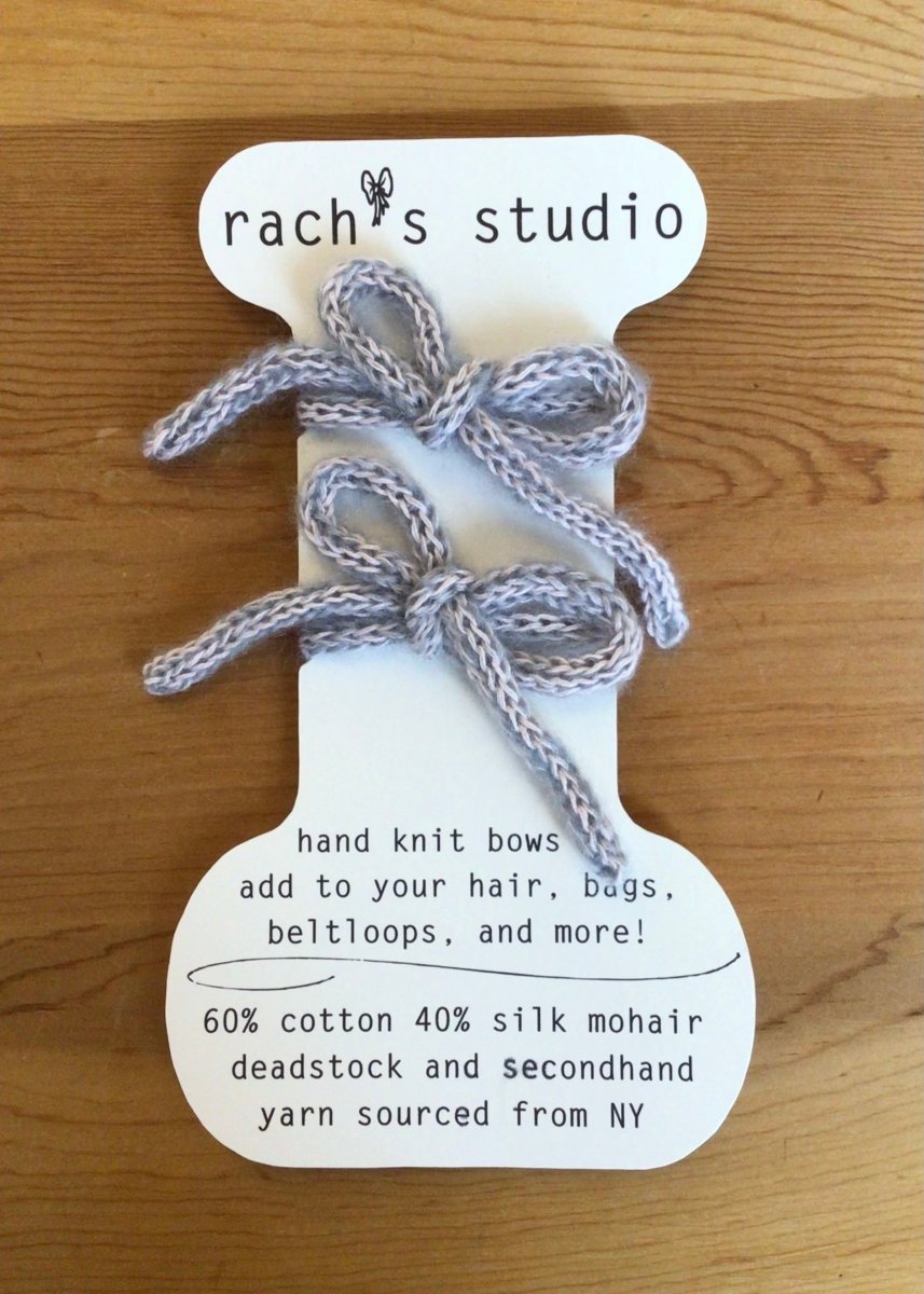 Knitted Hair Bow Ties (Multiple Colors) - Made X Hudson