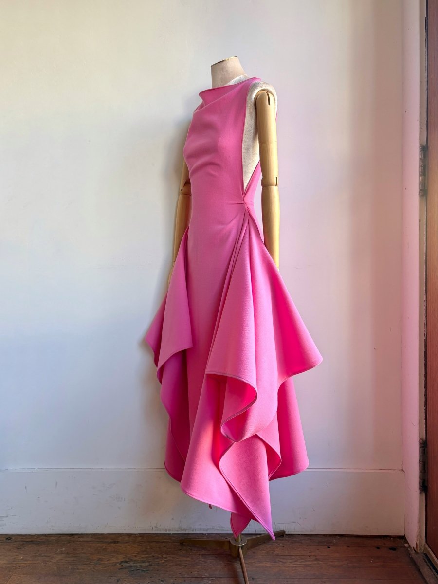 Zero - Waste Dress in Bubblegum Pink - Made X Hudson